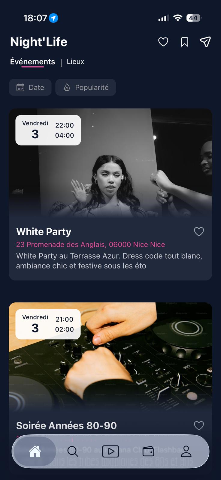 Les soirees a ne pas manquer