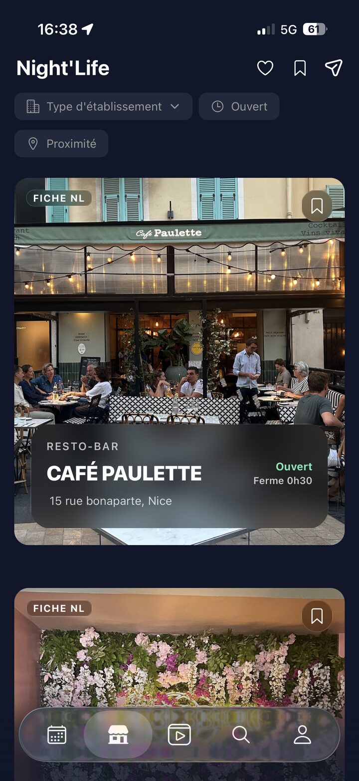 Découvre les établissements