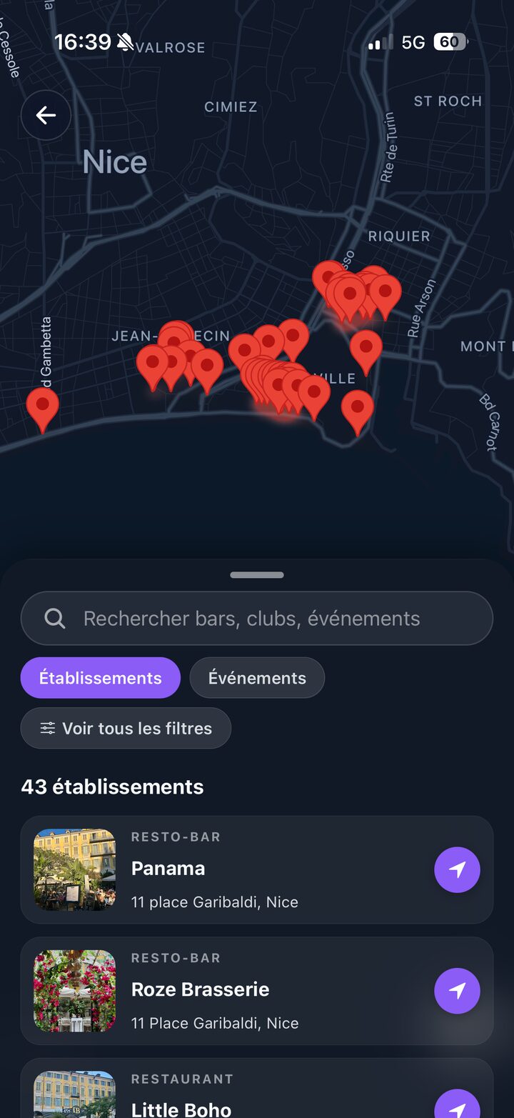 Explore la carte